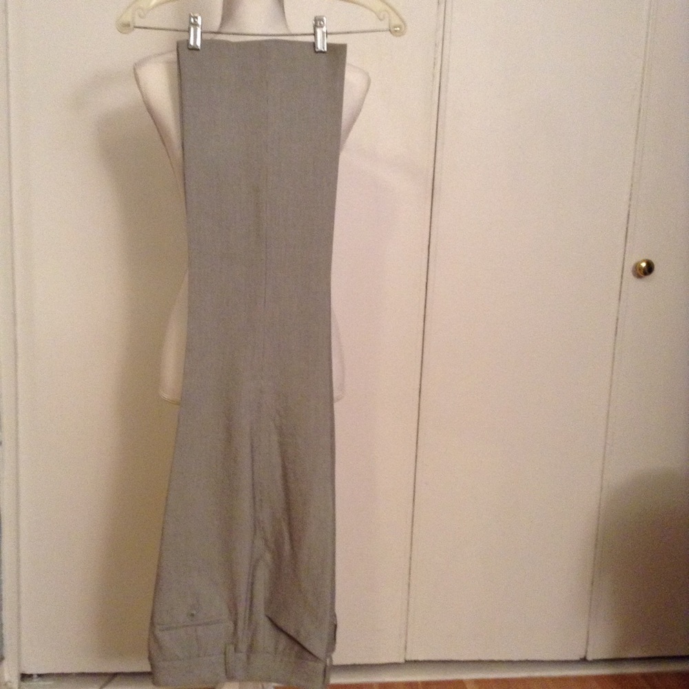 Bar 111. Grey and Black pinstripe slacks. Size 6
